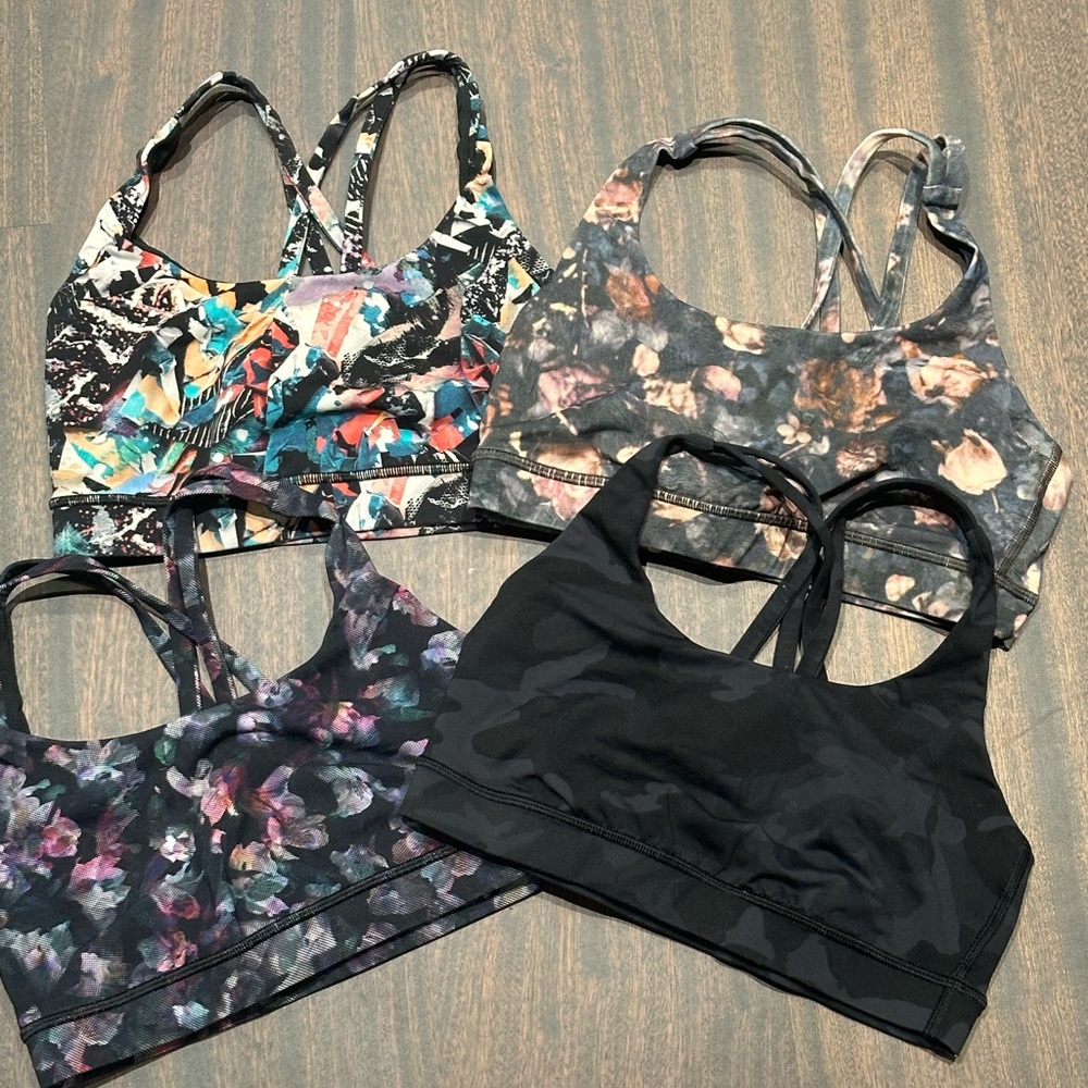 Bundle of Lululemon energy bras